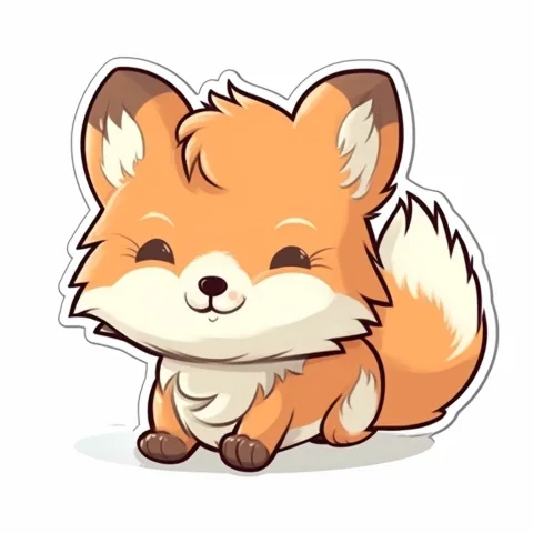 Schlafender Babyfuchs