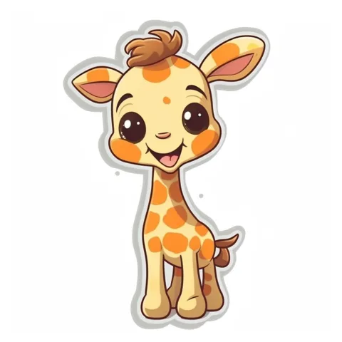 Kleine Giraffe