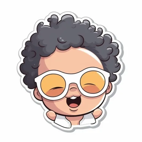 Mädchen mit oranger Sonnenbrille